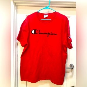 Champions red shirt like new